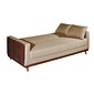 Sofá-cama Palácius 3 Lugares 205cm Bom Pastor Estofados - Linho Bege