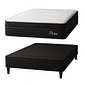 Cama Box Casal (Colchão + Base) Paris 138x188 Molas Ensacadas Topázio Cama Box Casal (Colchão + Base) Paris 138x188 Molas Ensacadas Topázio