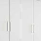 Guarda-Roupa Casal Em MDF 6 Portas Bianchi Nina Branco Guarda-Roupa Casal Em MDF 6 Portas Bianchi Nina Branco