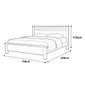 Cama Casal Sedan New Plus MDF Painel Ripado Bom Pastor - Naturall Cama Casal Sedan New Plus MDF Painel Ripado Bom Pastor - Naturall