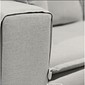 Sofá Búzios 3 Lugares 2,00m com Pillow – Assento em Espuma D33 e Pés de Madeira - Cinza - Design Sofá Búzios 3 Lugares 2,00m com Pillow – Assento em Espuma D33 e Pés de Madeira - Cinza - Design