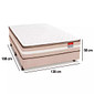 Cama Box Casal Conjugada 138x188x70 Reconflex Avance Bege Cama Box Casal Conjugada 138x188x70 Reconflex Avance Bege