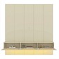 Home Painel Realce Native 2.20m  2 Portas Com Led 100% MDF Até 84 Polegadas Gelius - Off White