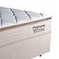 Conjunto Cama Box Casal Primore 138cm, EPS com Espuma D45 - Bom Pastor