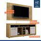Rack com Painel para Tv até 46 Polegadas Firenze Cinamomo/Off White - Valdemóveis  Rack com Painel para Tv até 46 Polegadas Firenze Cinamomo/Off White - Valdemóveis
