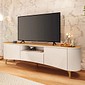 Rack Bancada HB Elara 2.0 201cm Off White/Cinamomo