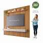 Painel Ripado para TV 75 Polegadas em MDF Permóbili Maragogi 230cm Nature/Off White
