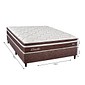 Conjunto Box Double Casal com Molas Ensacadas 138cm Design - Bege