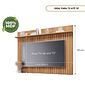 Painel Para Tv Até 70 Polegadas 100% MDF Ripado Trend Permobili Nature Painel Para Tv Até 70 Polegadas 100% MDF Ripado Trend Permobili Nature