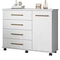 Cômoda Flora Demóbile 4 Gavetas e 1 Porta – Branco Cômoda Flora Demóbile 4 Gavetas e 1 Porta – Branco