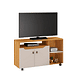 Rack para Sala TV 49 Polegadas Seleto Jcm Móveis Cinamomo/Off White Rack para Sala TV 49 Polegadas Seleto Jcm Móveis Cinamomo/Off White