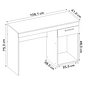 Escrivaninha/Mesa de Computador 1 Gaveta NT 2070 Freijó - Notável Escrivaninha/Mesa de Computador 1 Gaveta NT 2070 Freijó - Notável