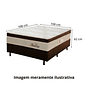 Cama Box Casal, Colchão + Base, Italia 158x198 Queen Molas Ensacadas Topázio Cama Box Casal, Colchão + Base, Italia 158x198 Queen Molas Ensacadas Topázio