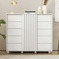 Cômoda Pegasus 2 Portas 5 Gavetas 136cm CAEMMUN - Branco