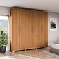 Guarda-roupa 6 Portas 2 Gavetas Kappesberg M569 232cm - Canela