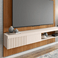Painel para TV 65 Polegadas Jade 1.8 Caemmun Freijo/Off White