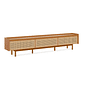 Rack Dune Palha 2.6m Imcal 3 Gavetas Madeira Maciça Nature 264cm Rack Dune Palha 2.6m Imcal 3 Gavetas Madeira Maciça Nature 264cm
