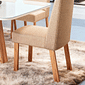 Conjunto Mesa Jantar 100% MDF Melina 180x90 com 6 cadeiras Melina Nature/Off White/Linho3025 - Bom Pastor Conjunto Mesa Jantar 100% MDF Melina 180x90 com 6 cadeiras Melina Nature/Off White/Linho3025 - Bom Pastor