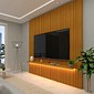 Painel Nobre Ripado 2.30cm Pnl Com Led Cor Rip Naturale Gelius - Naturale