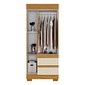 Guarda-Roupa Maya 3 Portas Cinamomo/Off White - Acp Móveis