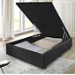 Base Box Baú 138X188X40 Corino Preto Ortolike Base Box Baú 138X188X40 Corino Preto Ortolike