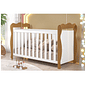 Berço Minicama 100% MDF Americano Lisi Branco Brilho/amêndoa - Móveis Peroba Berço Minicama 100% MDF Americano Lisi Branco Brilho/amêndoa - Móveis Peroba