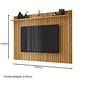 Painel Ripado Dallas para Tv até 70 Polegadas Freijó/off White - Lukaliam Móveis Painel Ripado Dallas para Tv até 70 Polegadas Freijó/off White - Lukaliam Móveis