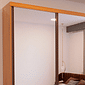 Guarda Roupa Casal Com Espelho 3 Portas de Correr em MDF Maximus Naturall - Bom Pastor  Guarda Roupa Casal Com Espelho 3 Portas de Correr em MDF Maximus Naturall - Bom Pastor