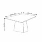 Conjunto Mesa Malta 100x100 com 04 cadeiras, Amendoa com Off White - Bom Pastor Conjunto Mesa Malta 100x100 com 04 cadeiras, Amendoa com Off White - Bom Pastor