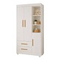 Guarda-roupa Infantil Flocos 100% MDF 3 Portas 2 Gavetas 90cm Tigus