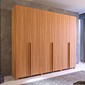 Guarda-roupa Casal 6 Portas 6 Gavetas Versati 242cm Bom Pastor - Nogal