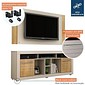 Rack com Painel para Tv até 46 Polegadas Firenze Off White/Cinamomo - Valdemóveis  Rack com Painel para Tv até 46 Polegadas Firenze Off White/Cinamomo - Valdemóveis