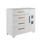 Cômoda Fly 4 Gavetas 100% MDF 94cm Tigus - Branco