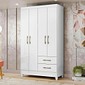 Guarda-Roupa Solteiro 4 Portas  Moval Chile Branco Guarda-Roupa Solteiro 4 Portas  Moval Chile Branco