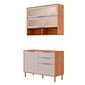 Cozinha Esplêndida Cristal 2 Módulos 120cm 100% MDF MGM - Cina/Ofw