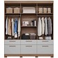 Guarda-Roupa Casal em MDF 6 Portas Panan Porto Avela/Perola Guarda-Roupa Casal em MDF 6 Portas Panan Porto Avela/Perola