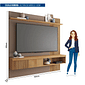 Painel para TV 65 Polegadas Jade 1.8 Caemmun Buriti/Fendi Painel para TV 65 Polegadas Jade 1.8 Caemmun Buriti/Fendi