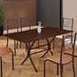 Conjunto Mesa 6 Cadeiras Teixeira Paraty Retangular 140cm Jambo - Marrom Conjunto Mesa 6 Cadeiras Teixeira Paraty Retangular 140cm Jambo - Marrom