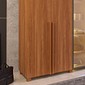 Guarda Roupa 6 Portas Modernita Reflecta com LED Duplex Casal Bom Pastor - Nogal
