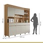 Kit Cozinha Compacta Nesher Realeza 6 Portas 3 Gavetas 220cm – Carvalho/Greige Kit Cozinha Compacta Nesher Realeza 6 Portas 3 Gavetas 220cm – Carvalho/Greige