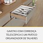 Cozinha Realeza Premium 200cm 4 Peças 6 Portas 1 Porta Vidro 3 Gavetas 100% MDF Nesher Cozinha Realeza Premium 200cm 4 Peças 6 Portas 1 Porta Vidro 3 Gavetas 100% MDF Nesher