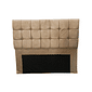 Cabeceira de Cama Box Casal 140cm Estofada Malu Prestissimo Castor Cabeceira de Cama Box Casal 140cm Estofada Malu Prestissimo Castor