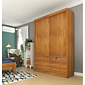 Guarda-Roupa Solteiro 2 Portas 6 Gavetas Tcil Móveis Chicago Cinamomo Guarda-Roupa Solteiro 2 Portas 6 Gavetas Tcil Móveis Chicago Cinamomo