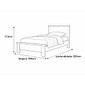 Cama Solteiro Versati 100% MDF Painel Ripado Bom Pastor 106cm - Branco Cama Solteiro Versati 100% MDF Painel Ripado Bom Pastor 106cm - Branco