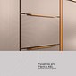 Kit Cozinha Compacta 10 Portas 3 Gavetas Pleno Demobile 218cm - Cinamon/Nude Prime TX
