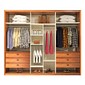 Guarda-roupa Dakota 6 Portas Duplex Casal 100% MDF Bom Pastor - Natural/Off White
