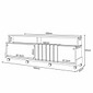 Rack para Sala TV 70 Polegadas HB Móveis Graci 1.8 Cinamomo/Off White Rack para Sala TV 70 Polegadas HB Móveis Graci 1.8 Cinamomo/Off White