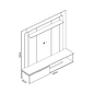 Painel Home Lugano com Espaço para TVs 65 Nature/Off White – Linea Brasil Painel Home Lugano com Espaço para TVs 65 Nature/Off White – Linea Brasil