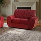 Sofá 3 e 2 Lugares Stilo Vermelho - Malu Estofados Sofá 3 e 2 Lugares Stilo Vermelho - Malu Estofados
