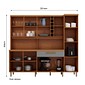 Kit Cozinha Cairo 8 Portas 221cm Luciane - Cum/Cinz